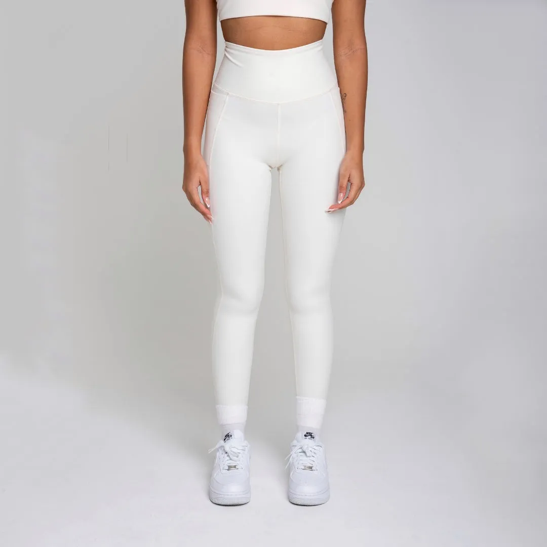 304 Womens TOF Essentials Lounge Leggings Vanilla