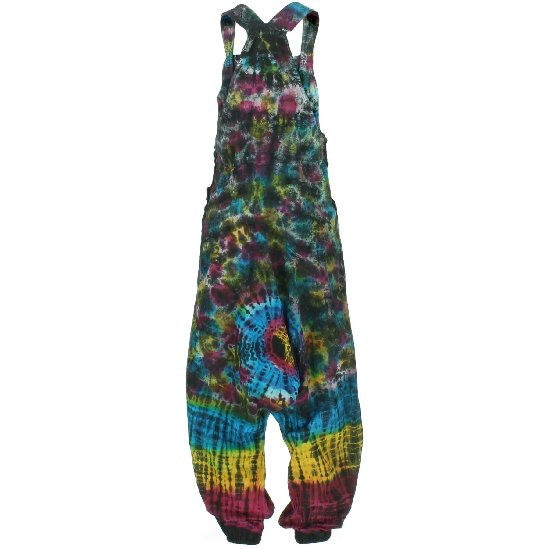 Ali Baba Dungarees - Black Rainbow