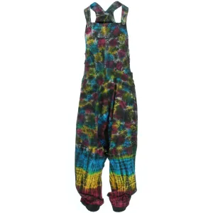 Ali Baba Dungarees - Black Rainbow