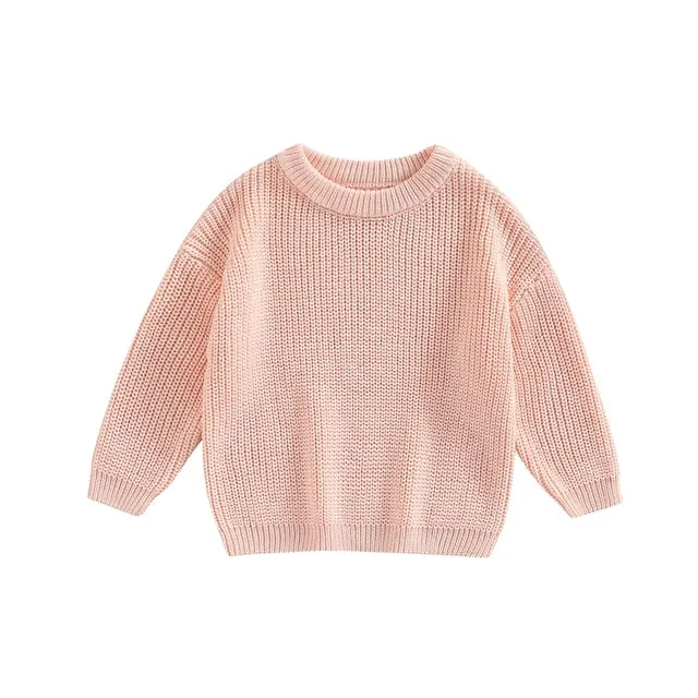 Baby Chunky Knit Sweater - 100% Cotton