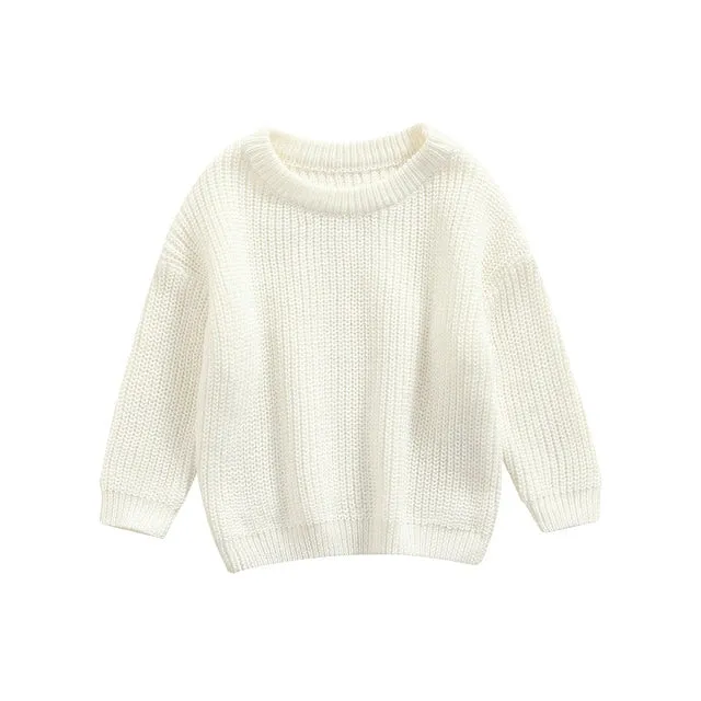 Baby Chunky Knit Sweater - 100% Cotton