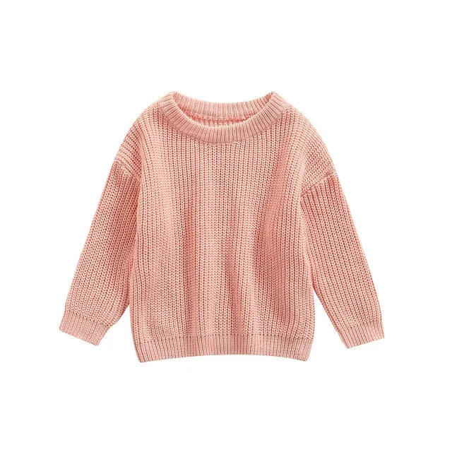 Baby Chunky Knit Sweater - 100% Cotton