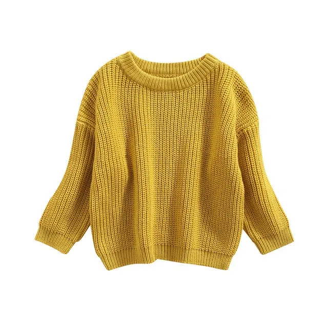 Baby Chunky Knit Sweater - 100% Cotton