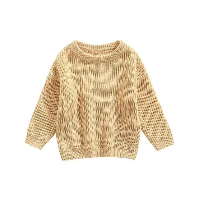 Baby Chunky Knit Sweater - 100% Cotton