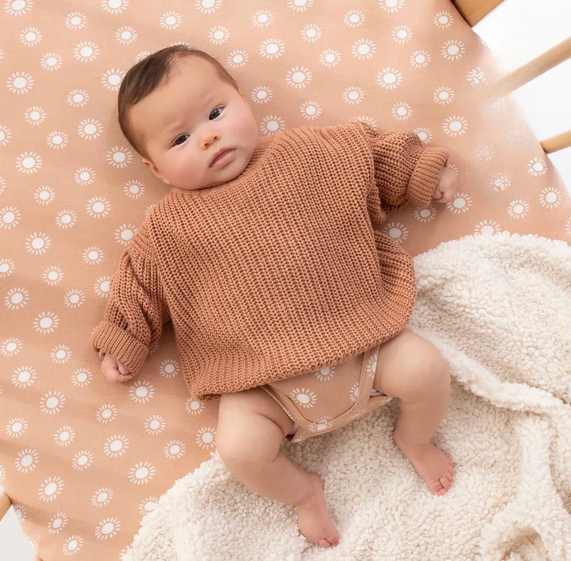 Baby Chunky Knit Sweater - 100% Cotton