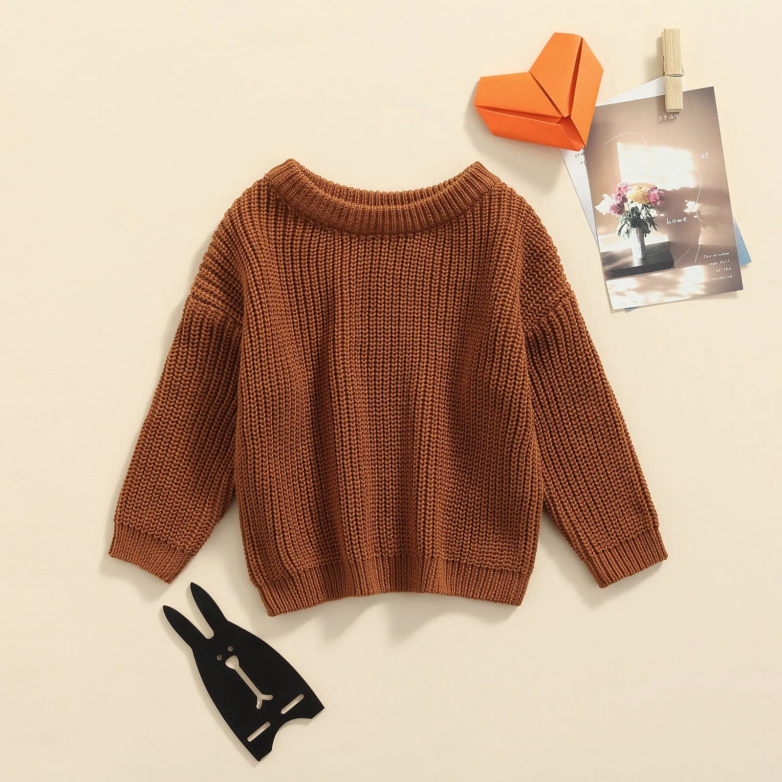 Baby Chunky Knit Sweater - 100% Cotton