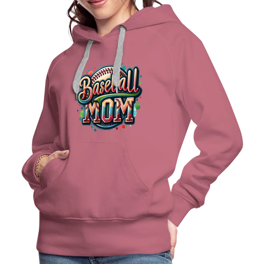 Baseball Mom Premium Hoodie