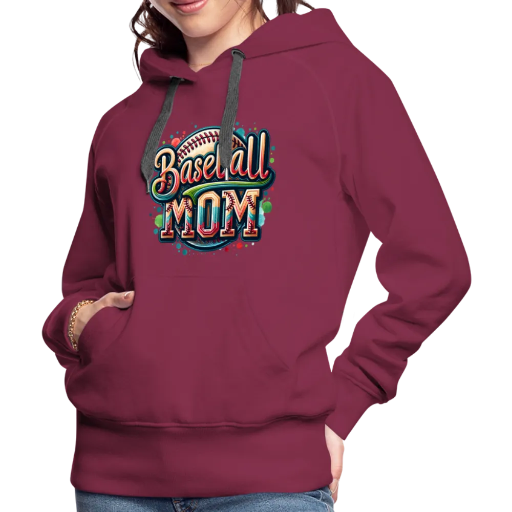 Baseball Mom Premium Hoodie