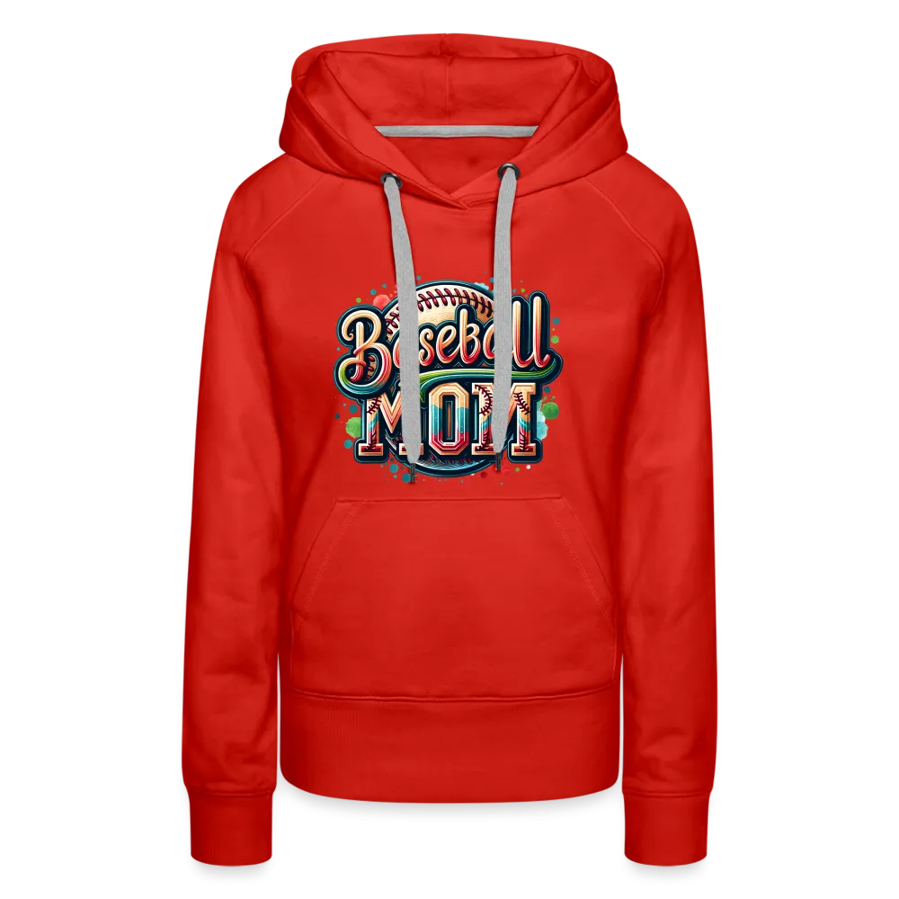 Baseball Mom Premium Hoodie