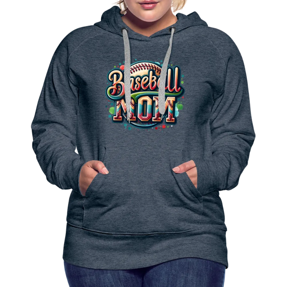 Baseball Mom Premium Hoodie