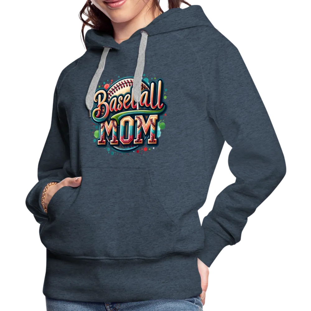 Baseball Mom Premium Hoodie