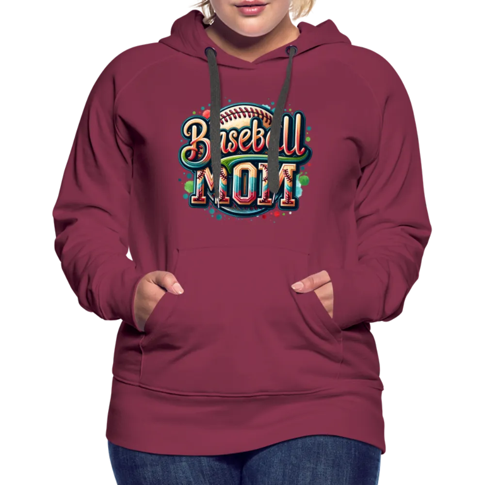 Baseball Mom Premium Hoodie