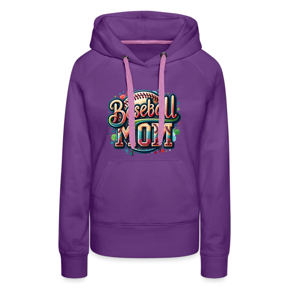 Baseball Mom Premium Hoodie