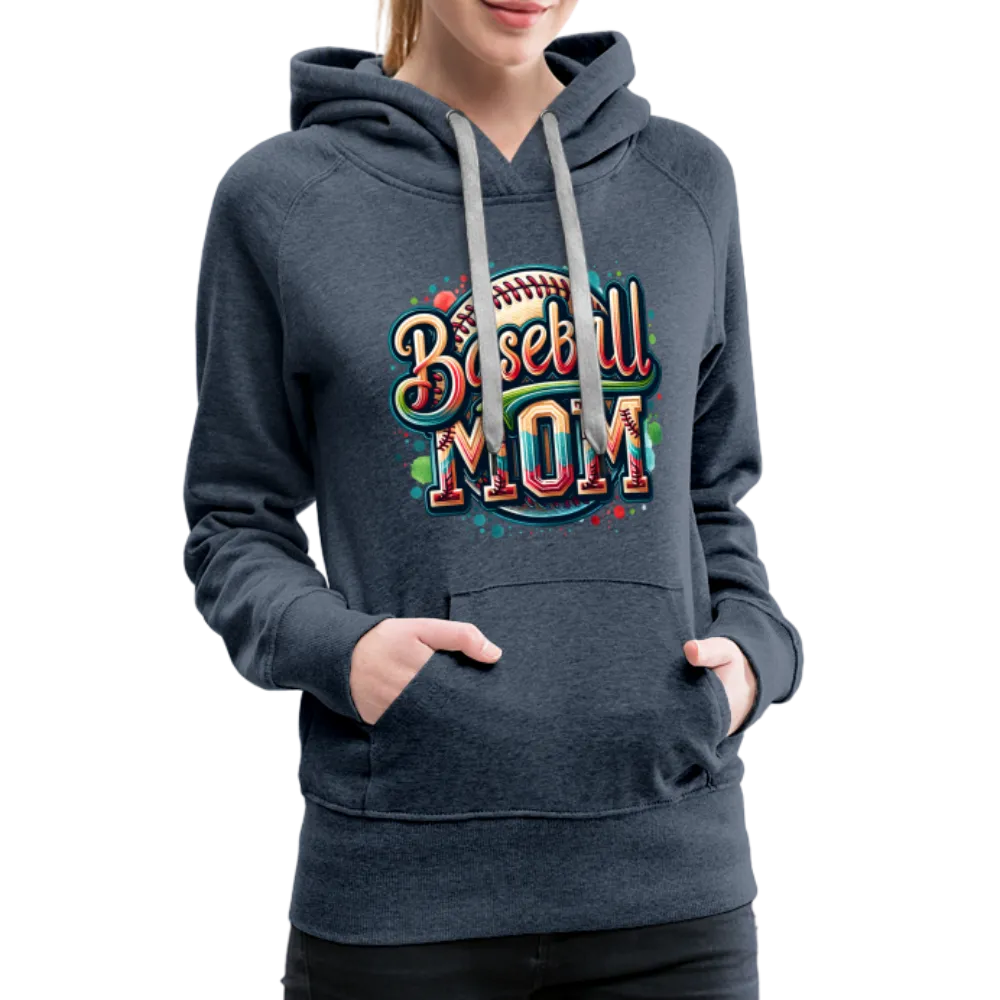 Baseball Mom Premium Hoodie