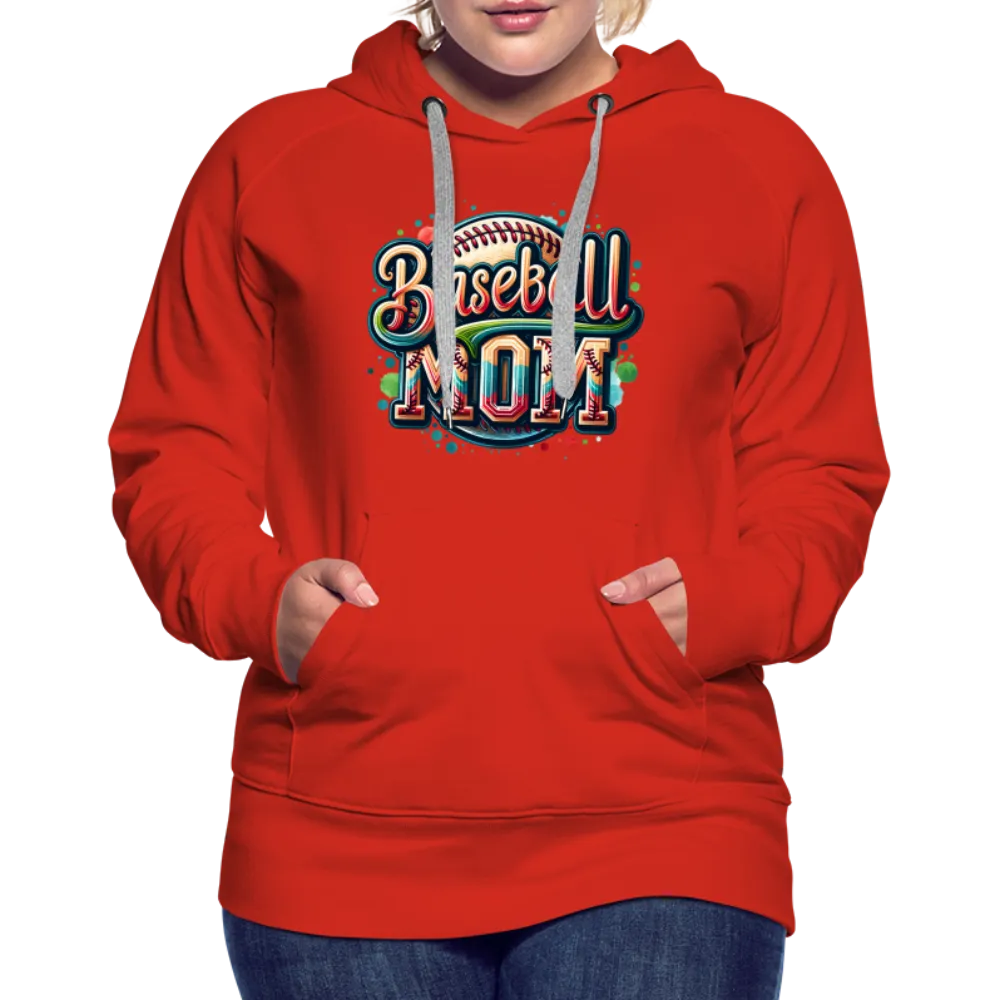 Baseball Mom Premium Hoodie