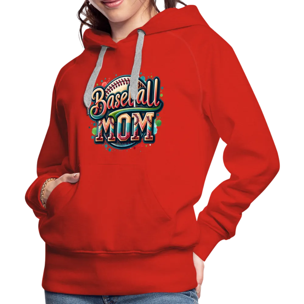 Baseball Mom Premium Hoodie