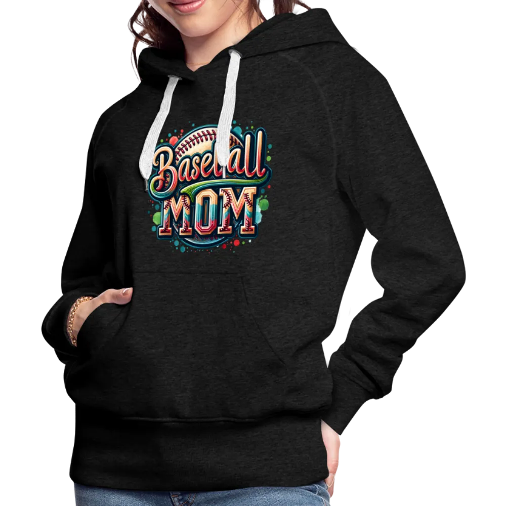 Baseball Mom Premium Hoodie