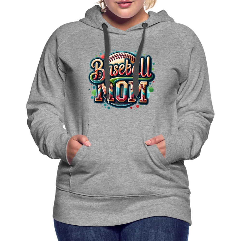 Baseball Mom Premium Hoodie