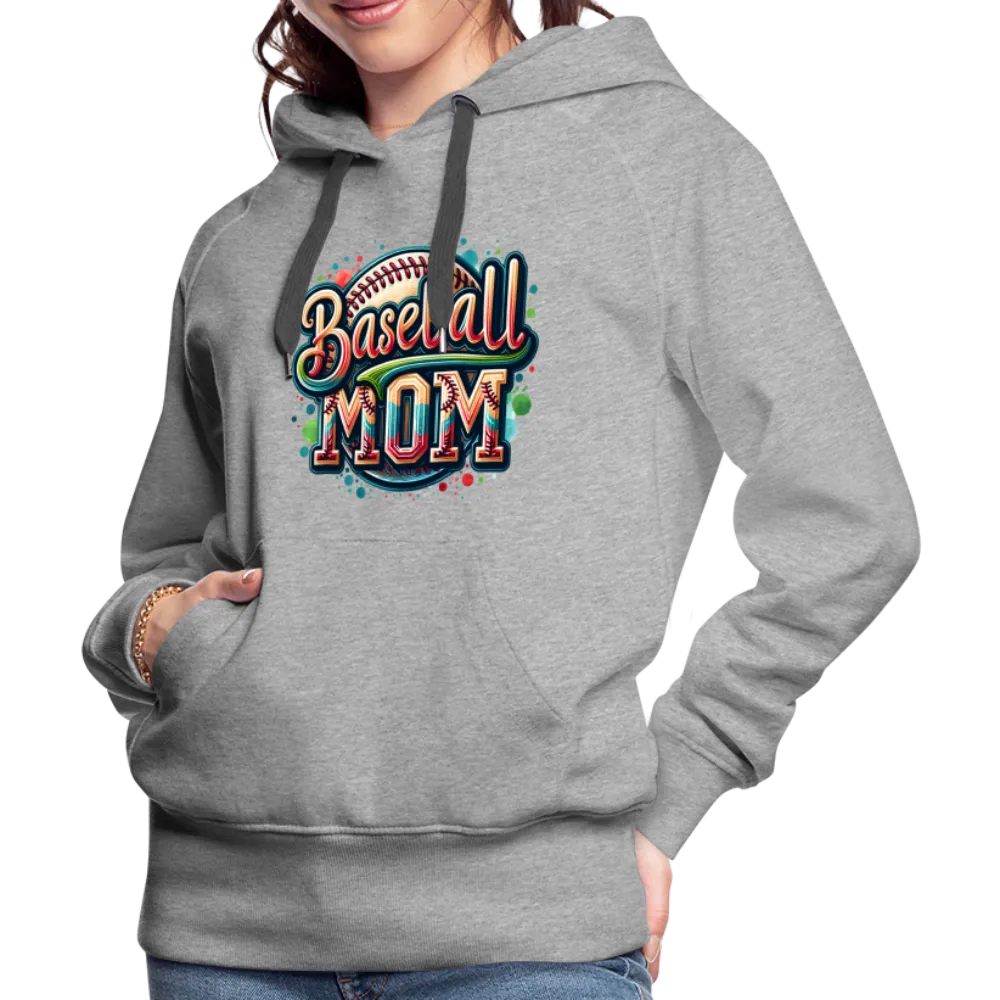 Baseball Mom Premium Hoodie