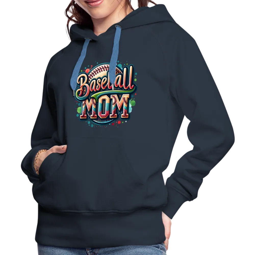 Baseball Mom Premium Hoodie