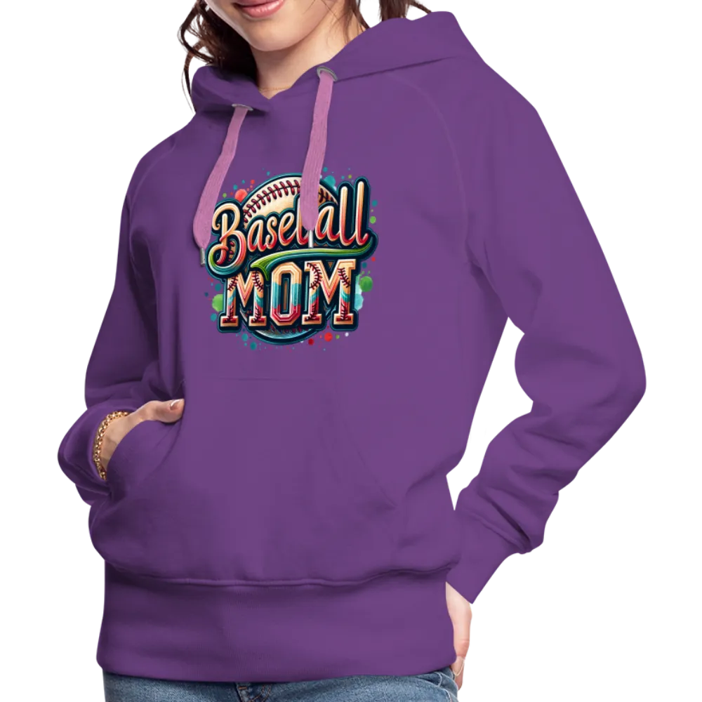 Baseball Mom Premium Hoodie