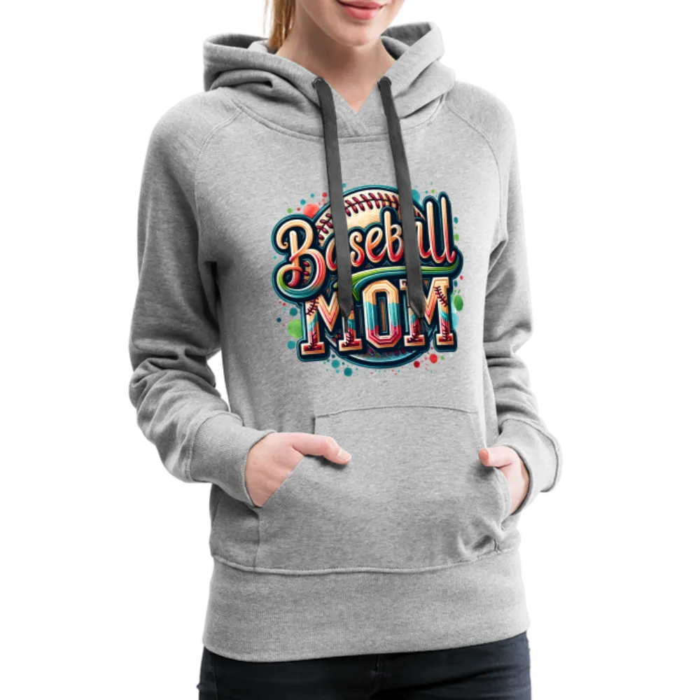 Baseball Mom Premium Hoodie