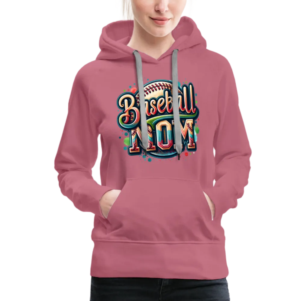 Baseball Mom Premium Hoodie