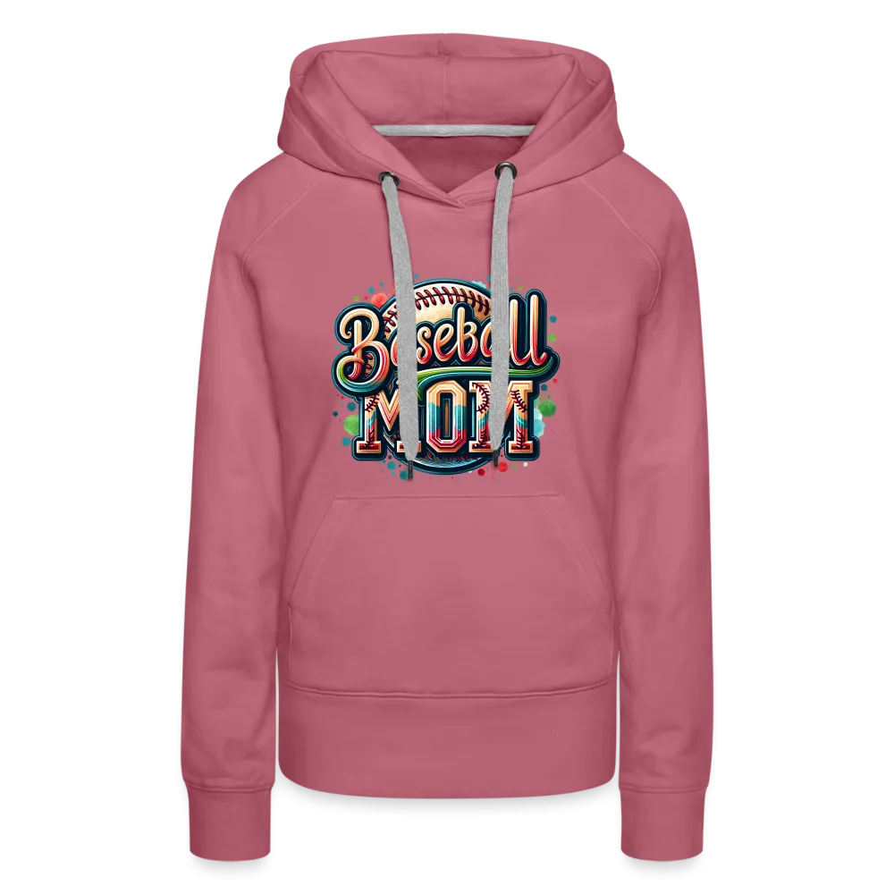 Baseball Mom Premium Hoodie