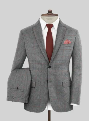 Caccioppoli Rarco Glen Gray Wool Suit