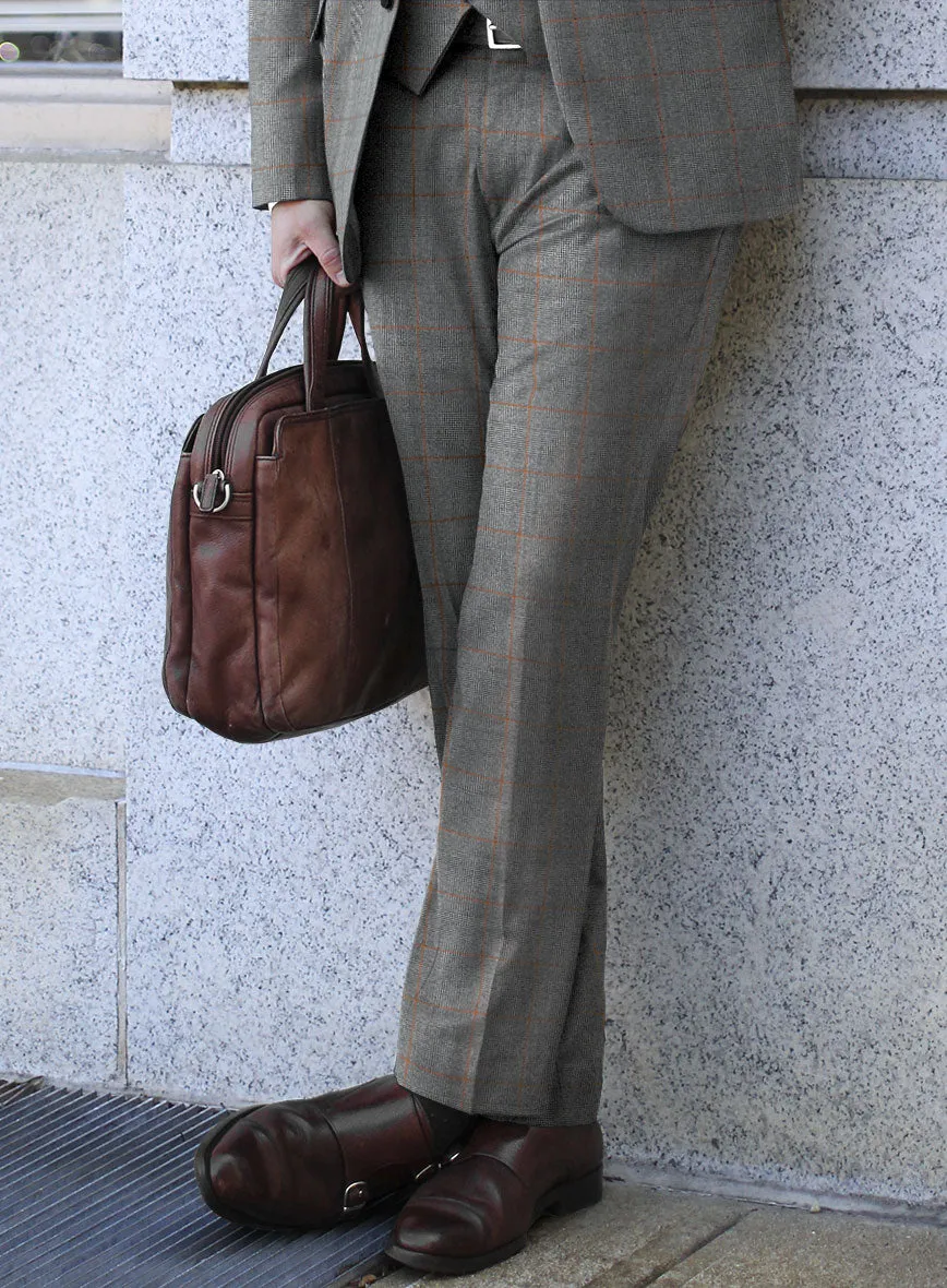 Caccioppoli Rarco Glen Gray Wool Suit