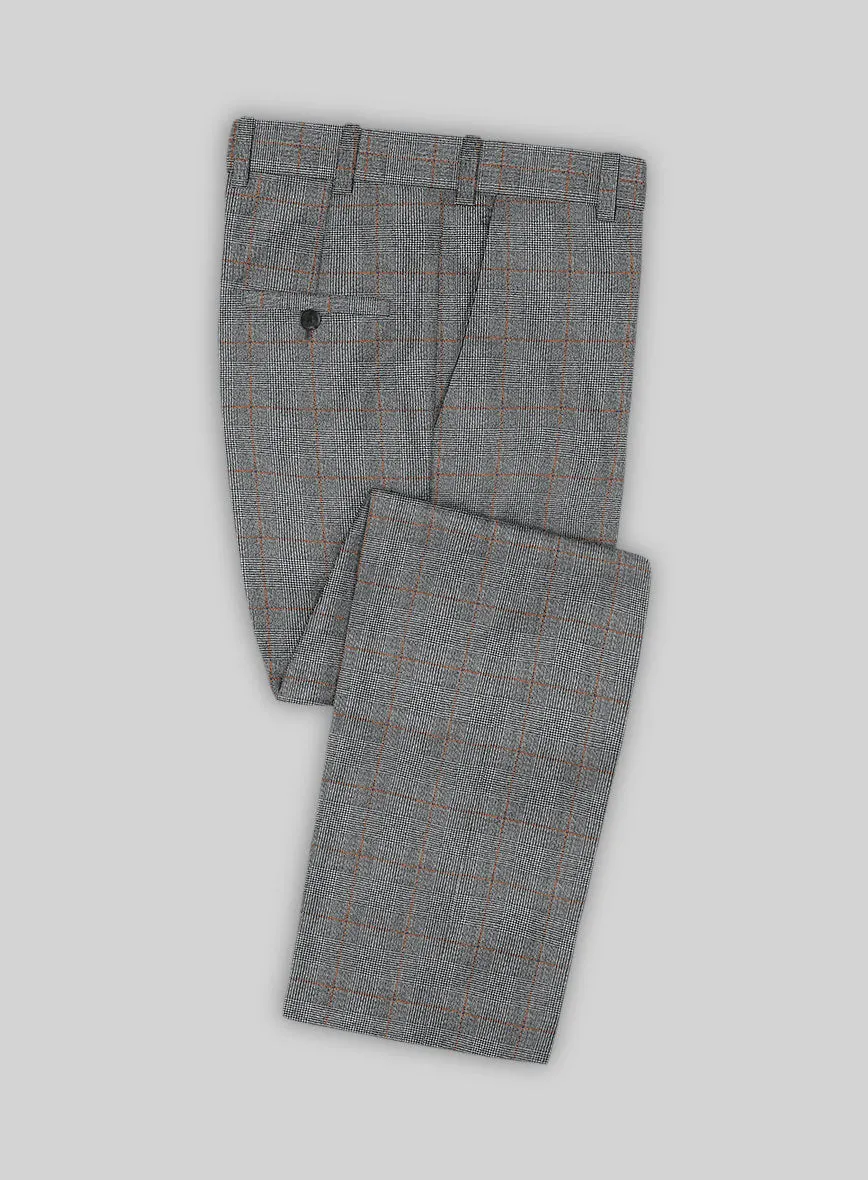 Caccioppoli Rarco Glen Gray Wool Suit