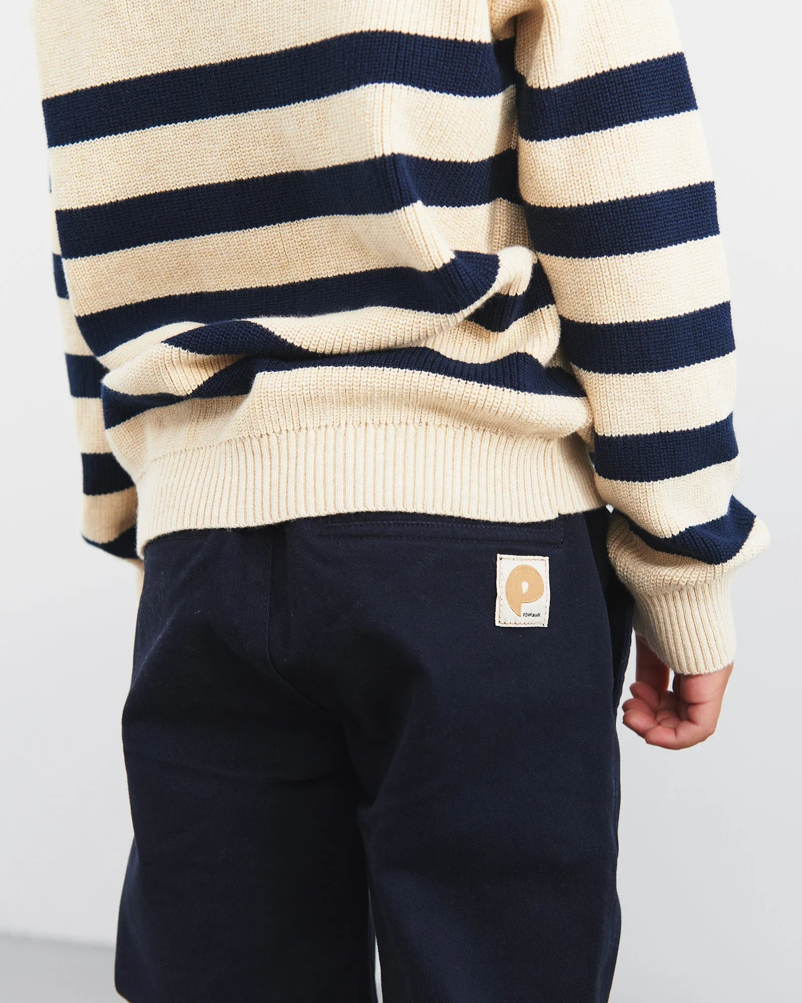 Casual Pull-on Chinos - Kids - Navy