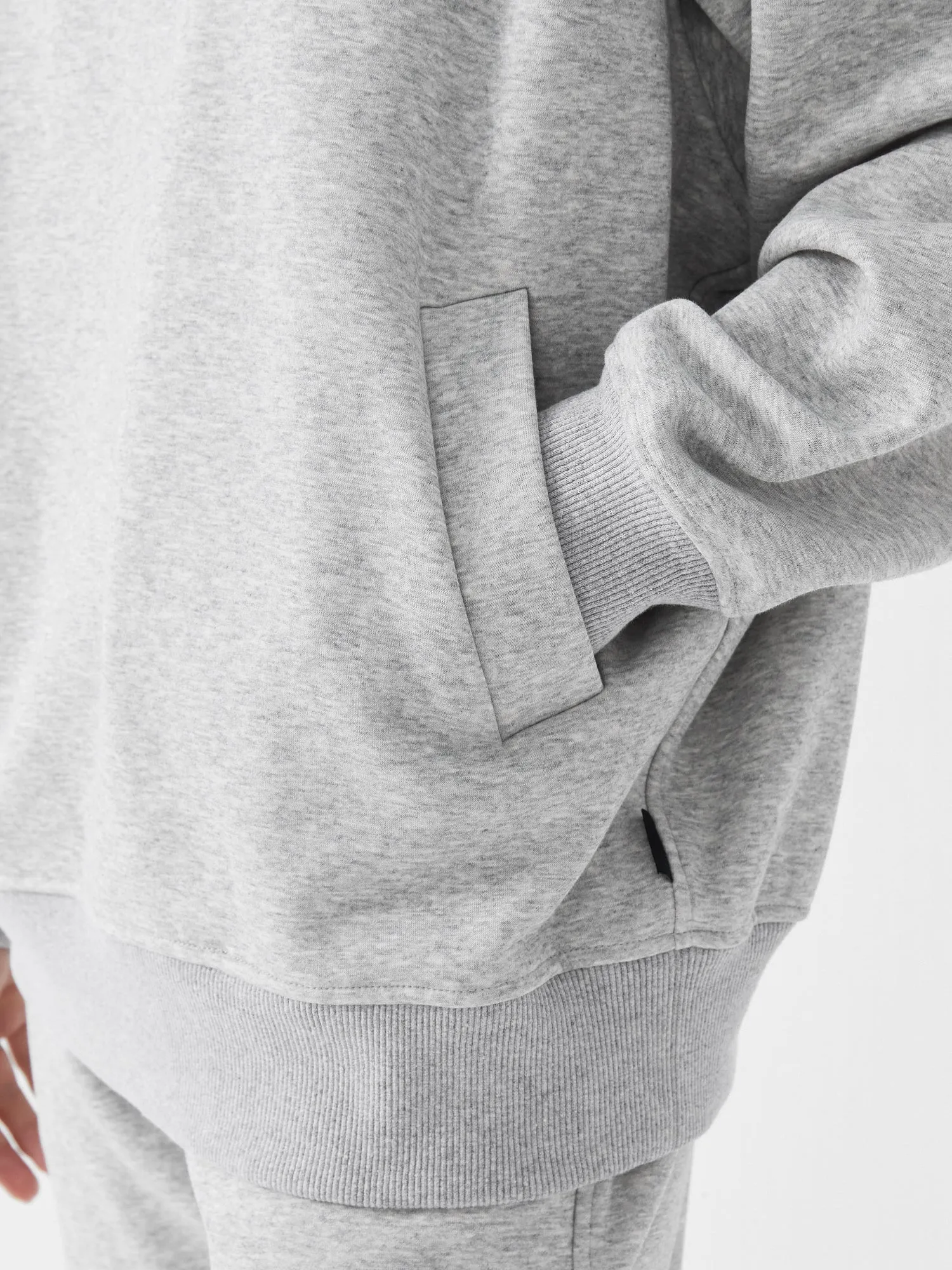 Cubby Half Zip-up Sweatshirt, Oversized