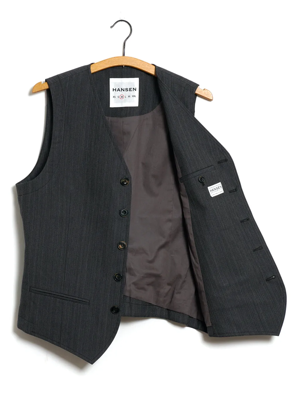 DANIEL 28-37-7 | Classic Waistcoat | Brown Grey