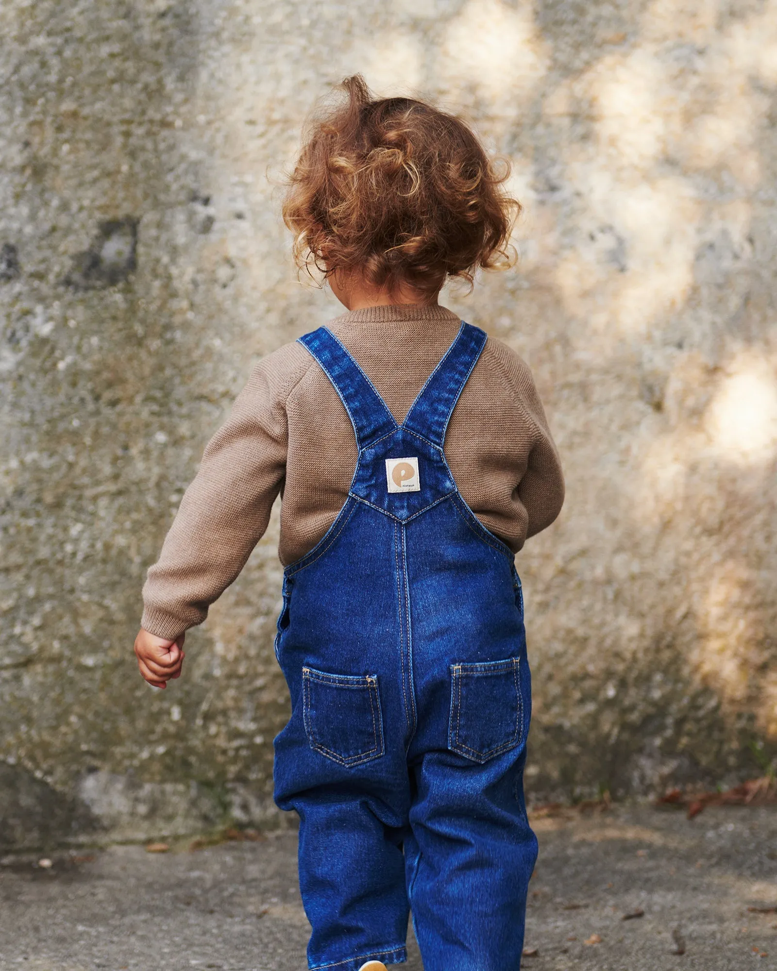 Denim Overalls - Little - Dark Blue Denim