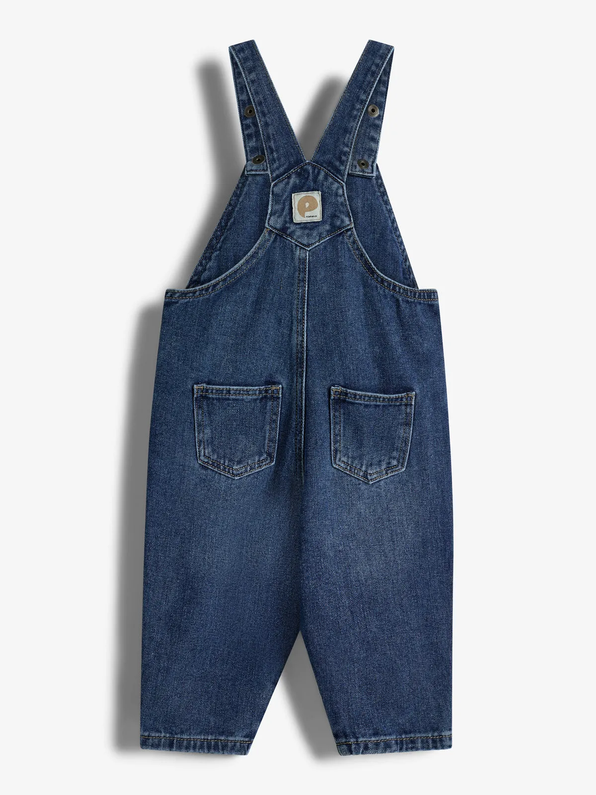 Denim Overalls - Little - Dark Blue Denim