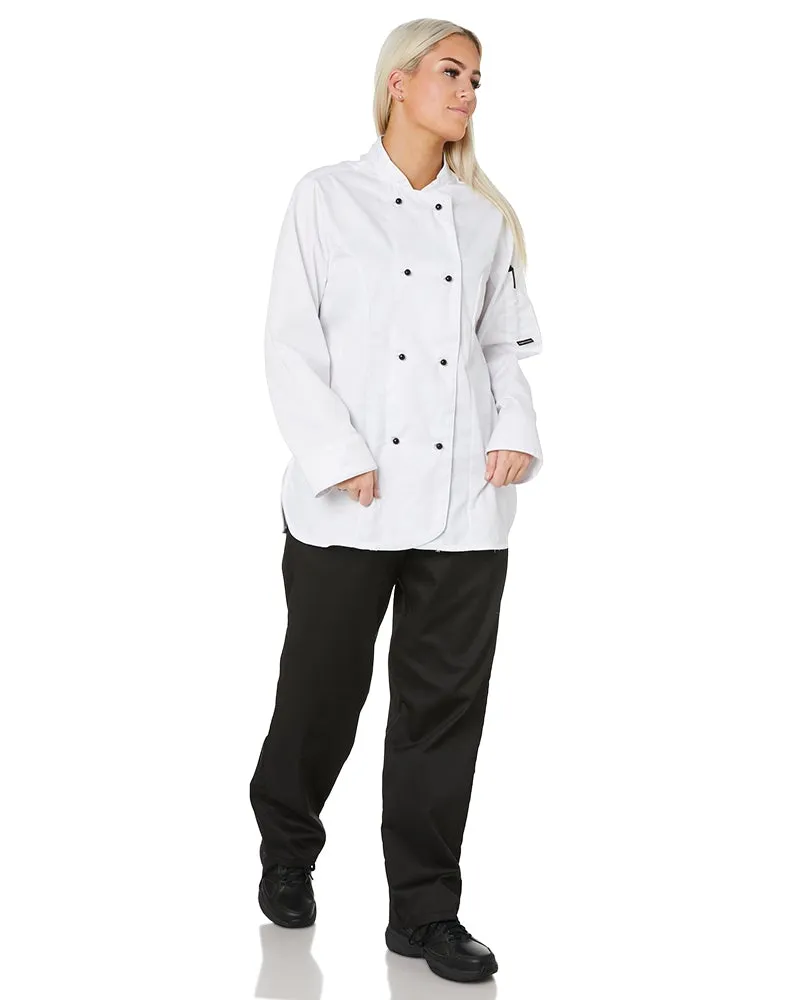 Drawstring Chefs Trousers - Black