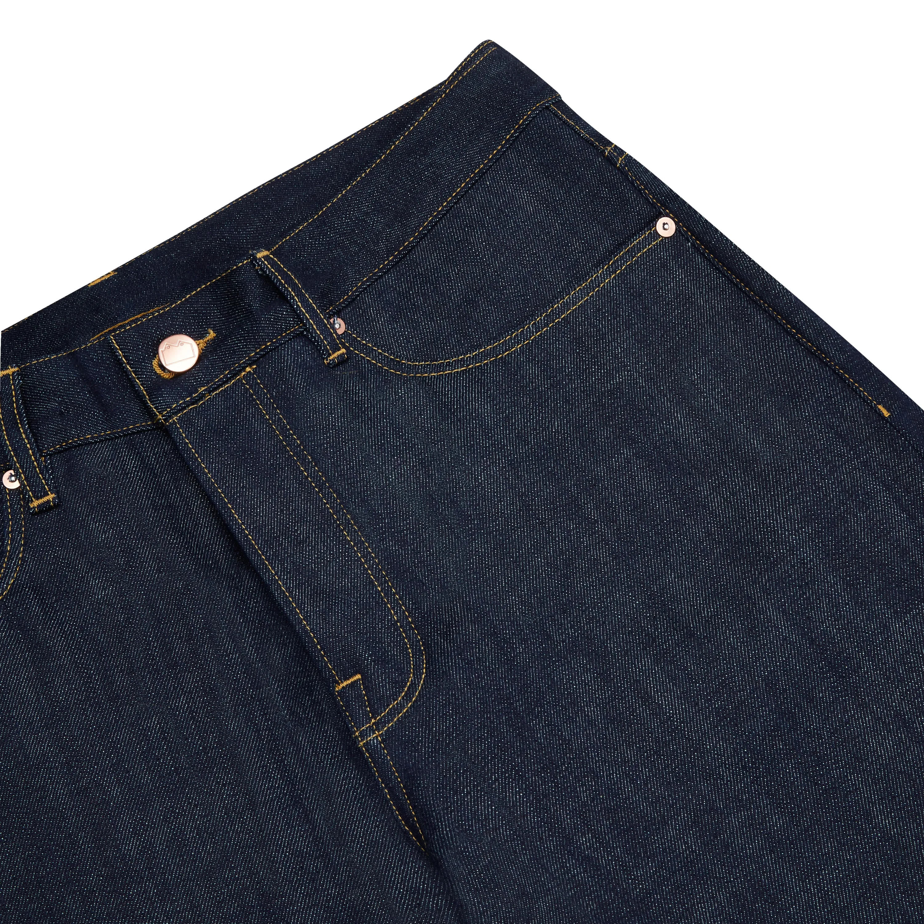 E5 RELAXED TAPERED 13.75OZ ITALIAN RAW INDIGO SELVEDGE MENS JEANS