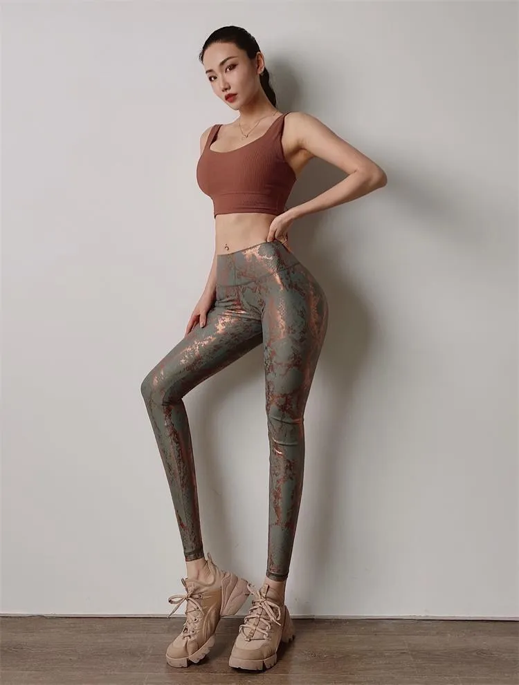 Exotic Snake High Waist Yoga Leggings