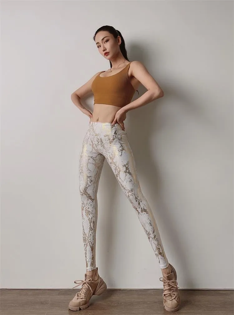 Exotic Snake High Waist Yoga Leggings