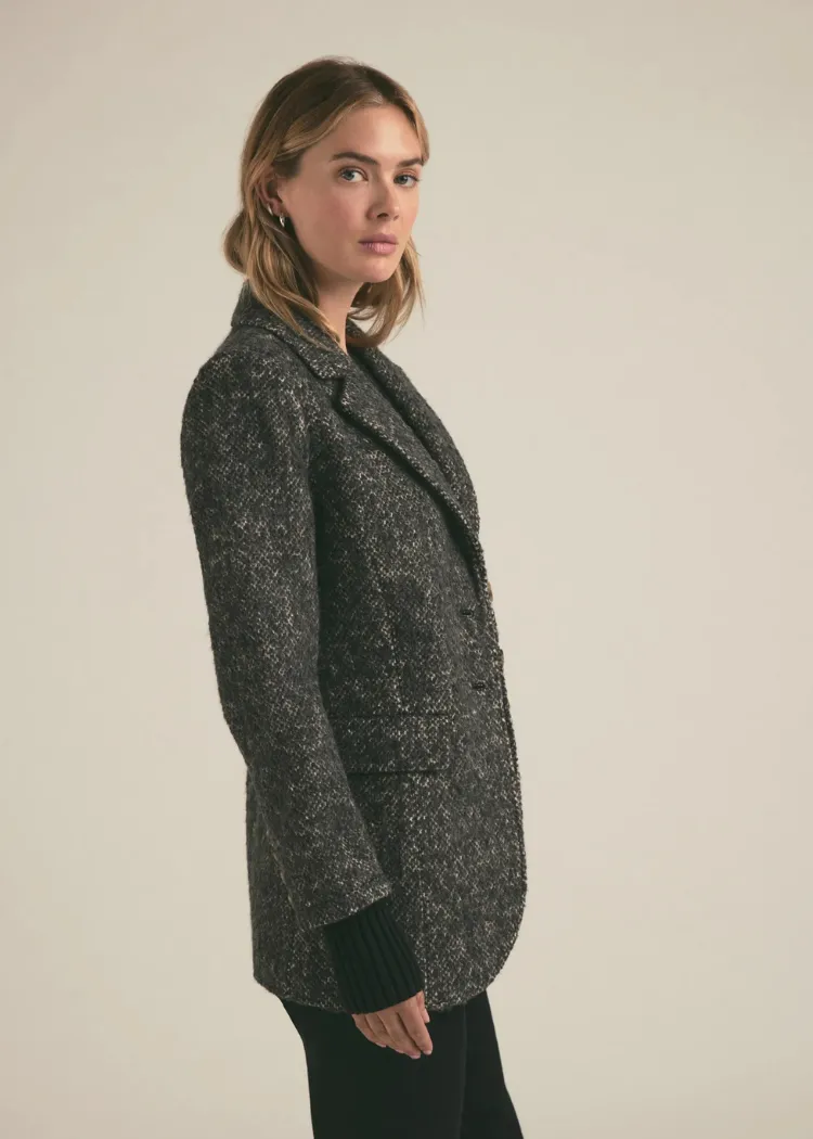 Favorite Daughter The City Blazer- Black Multi