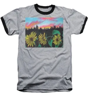 Flower Color Hour - Baseball T-Shirt