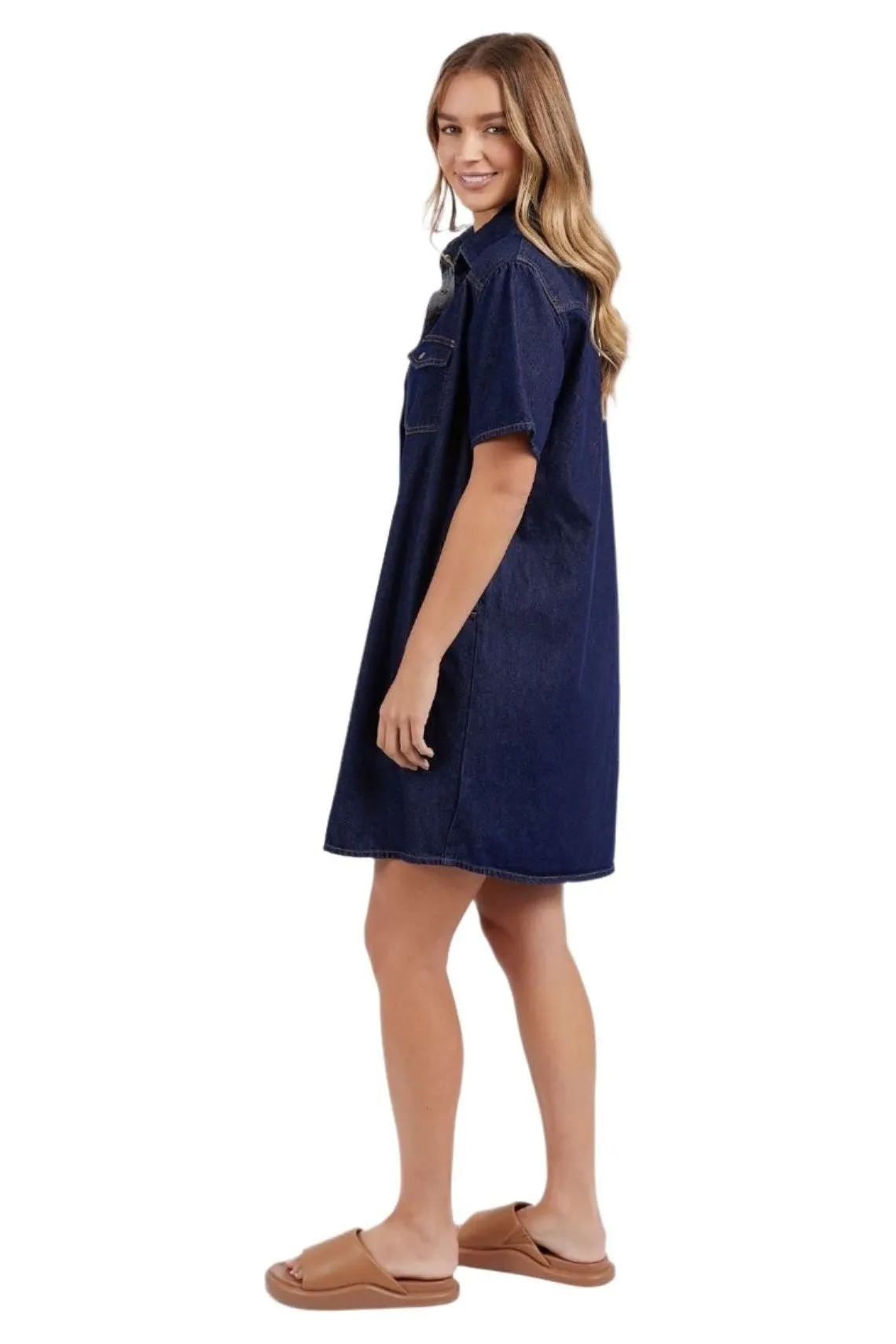 FOXWOOD SORCHA DENIM DRESS - INDIGO