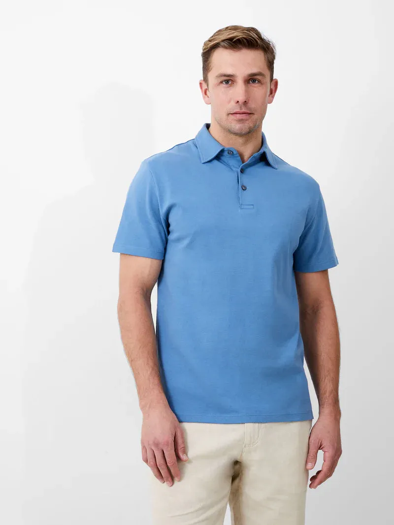 French Connection Short Sleeve Placket Polo Shirt