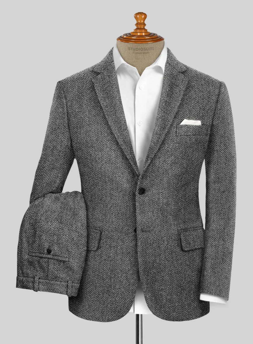 Harris Tweed Barley Gray Suit