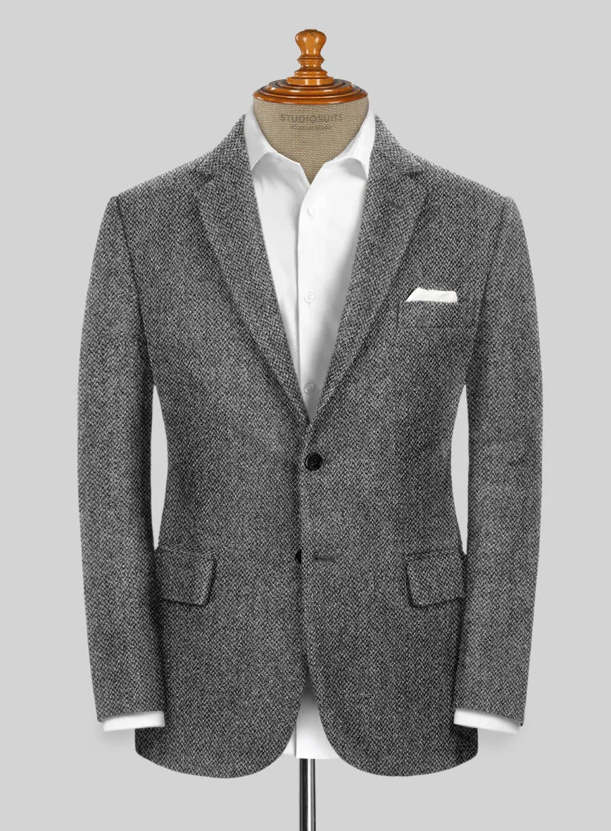 Harris Tweed Barley Gray Suit