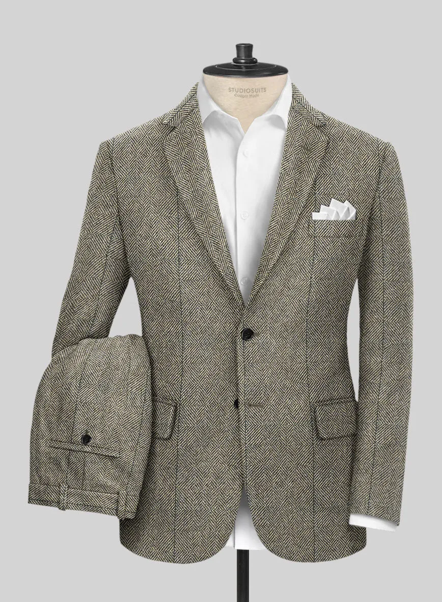 Harris Tweed Country Greige Suit