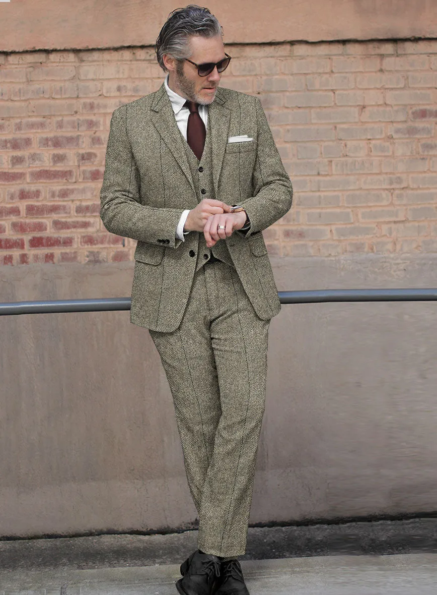 Harris Tweed Country Greige Suit