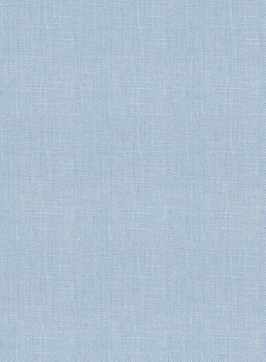 Italian Prato Powder Blue Linen Suit