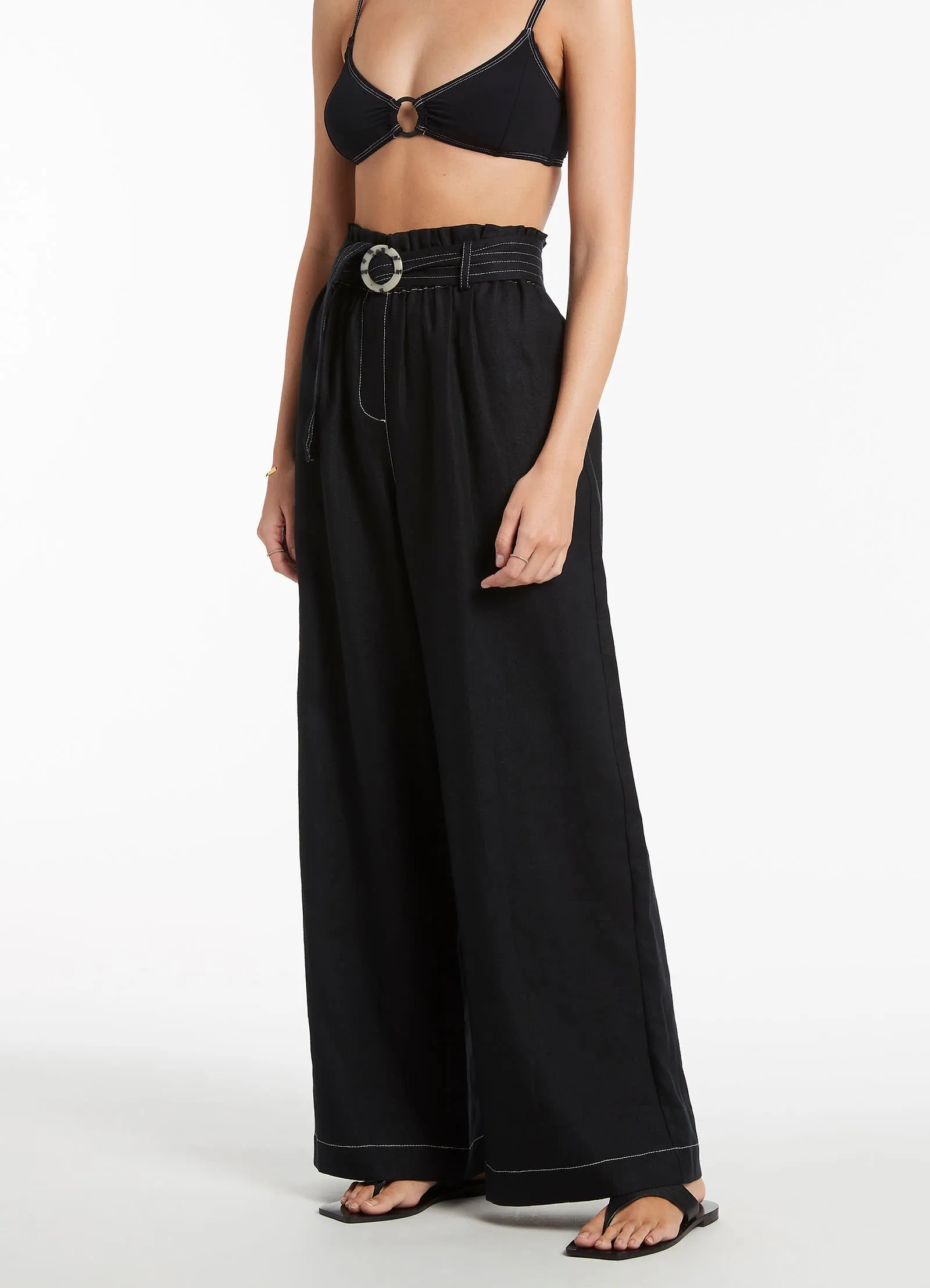 Jetset Highwaist Pants - Black